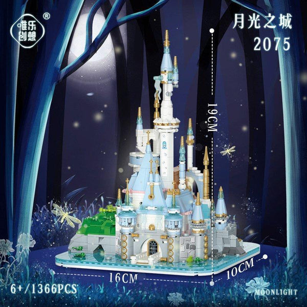 Pantasy 2075 - Stadt im Mondschein (mini blocks) - 1366 Klemmbausteine