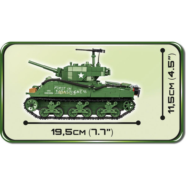 Cobi 2550 - WW2 Sherman M4A3E2 Jumbo Panzer - 716 Klemmbausteine