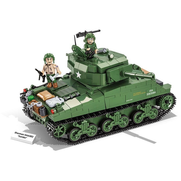 Cobi 2550 - WW2 Sherman M4A3E2 Jumbo Panzer - 716 Klemmbausteine