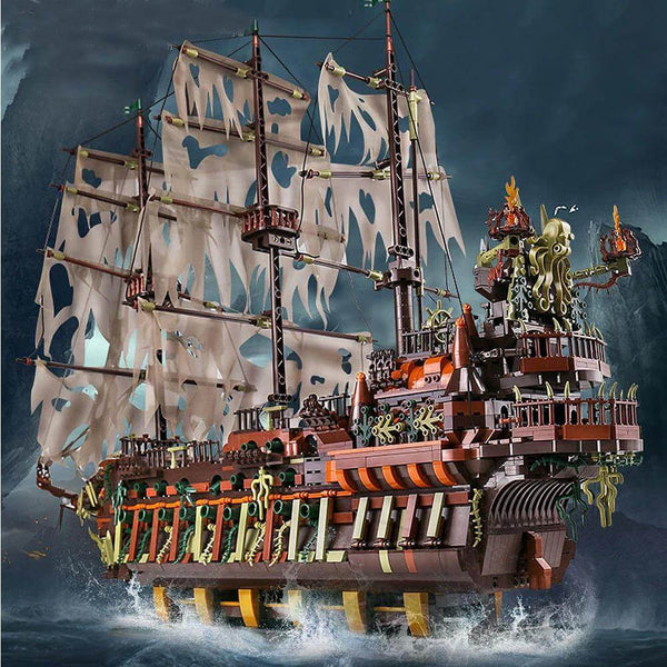 Mould King 13138 - Piratenschiff The Flying Dutchman - 3653 Klemmbausteine