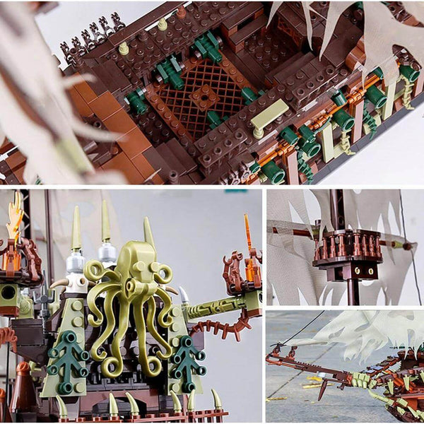 Mould King 13138 - Piratenschiff The Flying Dutchman - 3653 Klemmbausteine