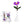 Laden Sie das Bild in den Galerie-Viewer, Panlos 655022 - Veilchen Blume - 56 Klemmbausteine
