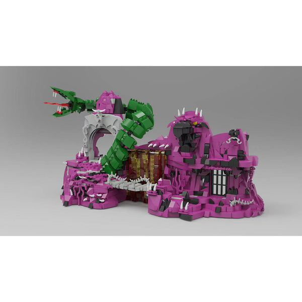 Modbrix 9036 - MotU Snake Mountain Burg - 1600 Klemmbausteine