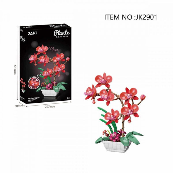 Jaki JK2901 - Phalaenopsis - Orchidee rot - 581 Klemmbausteine