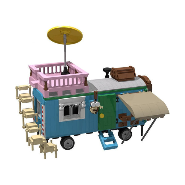 Modbrix 106614 - Peters lustiger Bauwagen - 695 Klemmbausteine