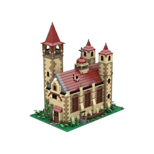 Modbrix 106854 - St. Nikolaus Kirche - 2628 Klemmbausteine