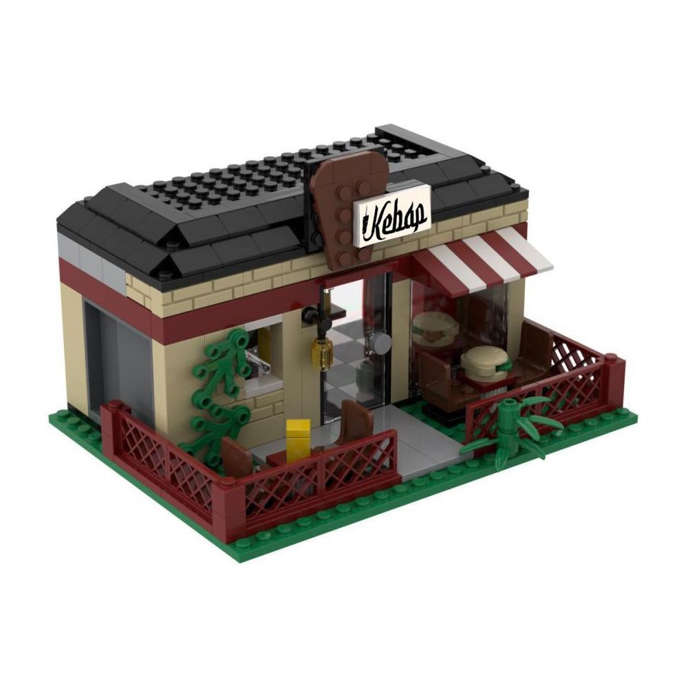 Aimmob Old Joe's Bar Modellbau - 1748 Teile Klemmbausteine Set