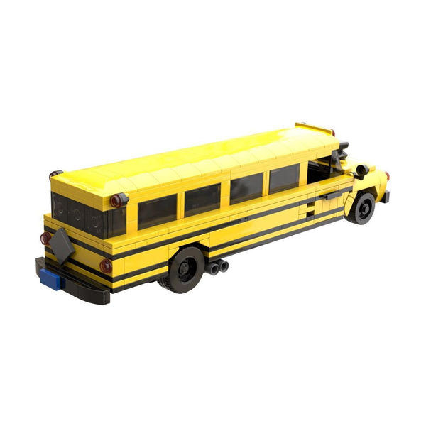 Modbrix 107092 - US National Schoolbus,  Schulbus in gelb - 469 Klemmbausteine