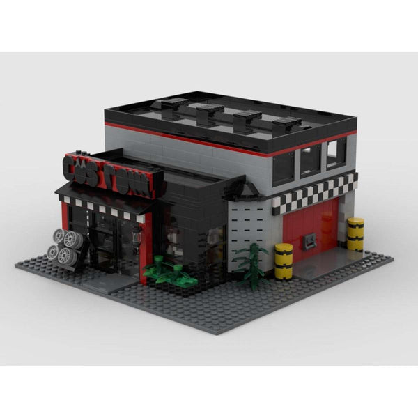Modbrix 107183 - Auto Tuning Garage, 1034 Klemmbausteine