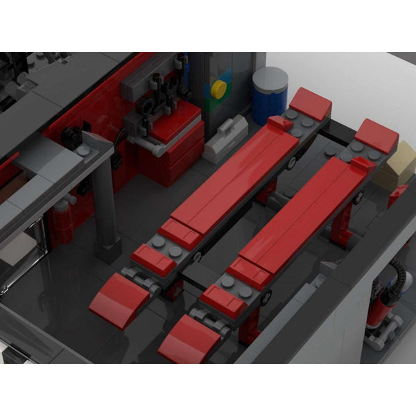 Modbrix 107183 - Auto Tuning Garage, 1034 Klemmbausteine