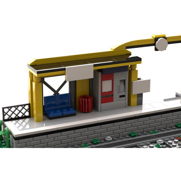 Modbrix 107198 - City Bahnsteig - 381 Klemmbausteine