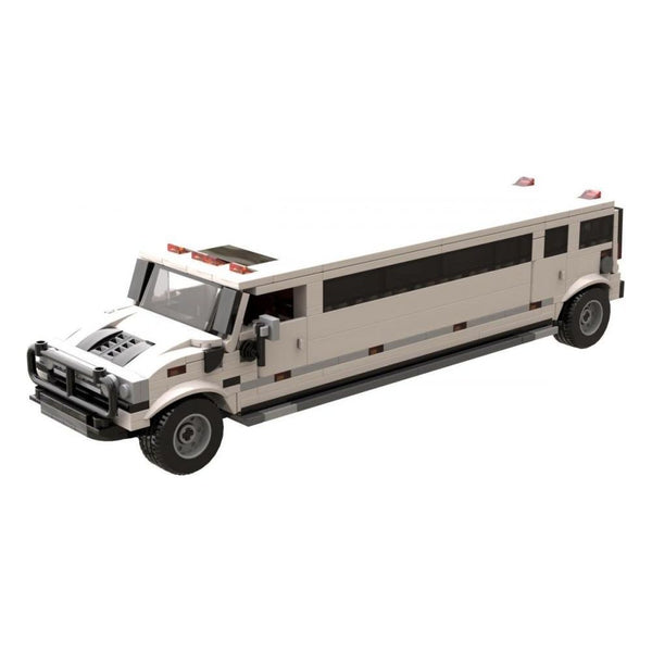 Modbrix 107201 - US Stretch Limo Partylimousine - 576 Klemmbausteine