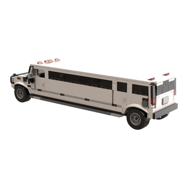 Modbrix 107201 - US Stretch Limo Partylimousine - 576 Klemmbausteine