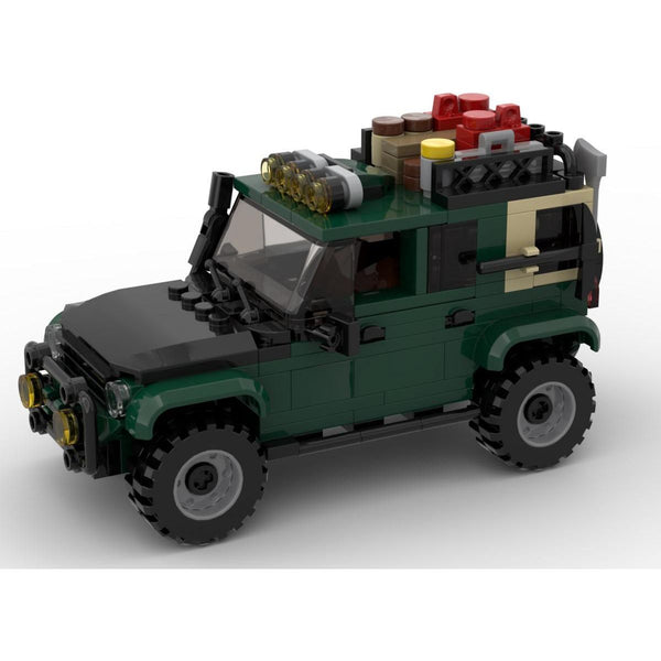 Modbrix 107298 - Defender 4x4 Geländewagen, 295 Klemmbausteine