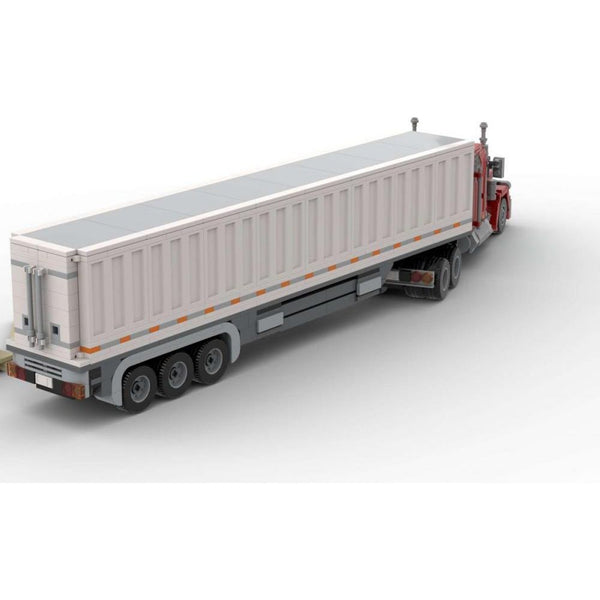 Modbrix 107471 - US LKW inkl. Ladung mit Paletten, 1178 Klemmbausteine