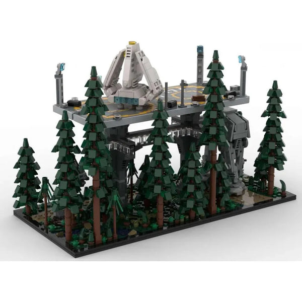 Modbrix 107475 - Imperiale Ankunft auf dem Waldmondauf - 2243 Klemmbausteine