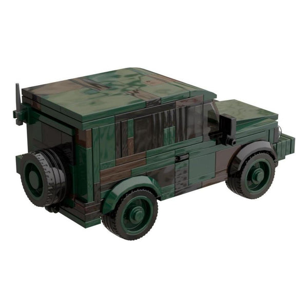Modbrix 107594 - Bundeswehr Geländewagen Wolf, 269 Klemmbausteine