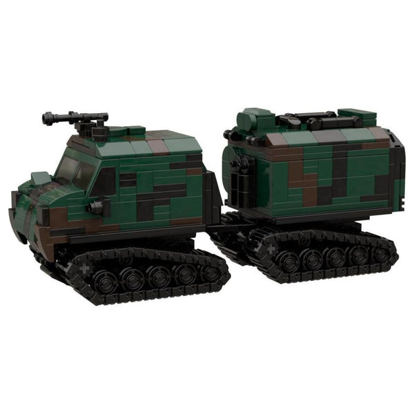 Modbrix 107596 - Bundeswehr Bandvagn 206 (Bv206) Transportfahrzeug - 626 Klemmbausteine