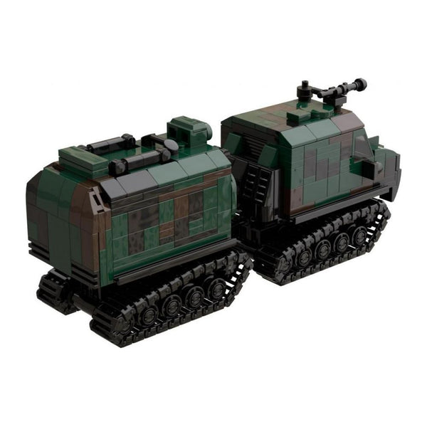 Modbrix 107596 - Bundeswehr Bandvagn 206 (Bv206) Transportfahrzeug - 626 Klemmbausteine