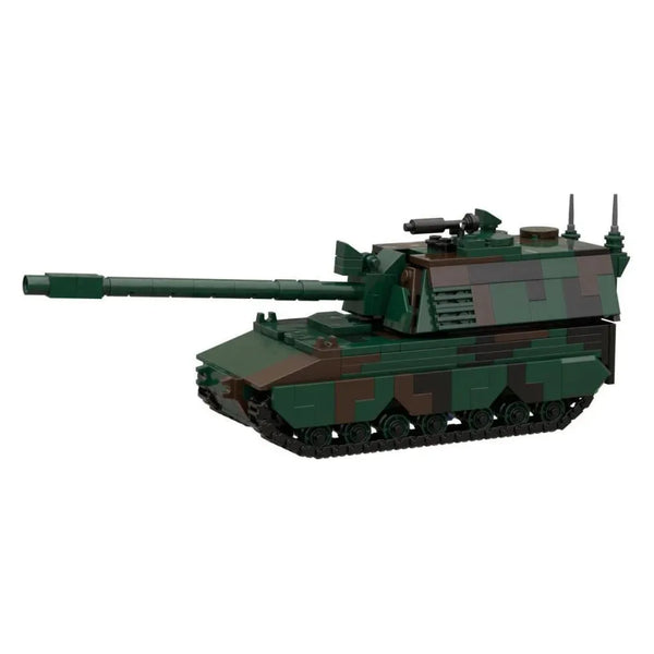 Modbrix 107598 - Bundeswehr Panzerhaubitze 2000 Panzer - 594 Klemmbausteine