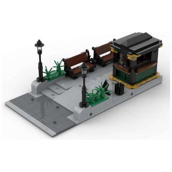 Modbrix 107788  - City Zeitungskiosk - 388 Klemmbausteine
