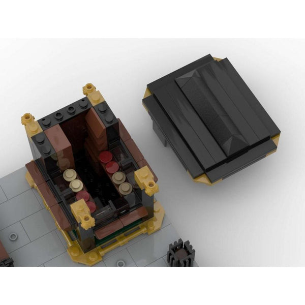 Modbrix 107788  - City Zeitungskiosk - 388 Klemmbausteine