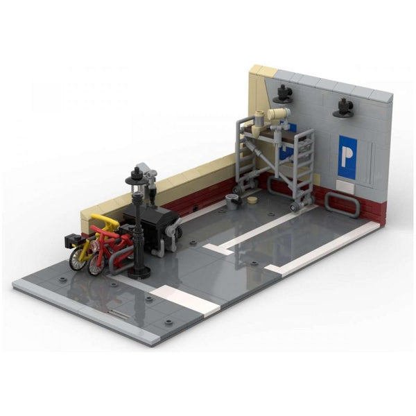 Modbrix 107789 - City Parkplatz - 313 Klemmbausteine