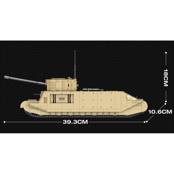 Reobrix 77032 - WoT: TOG II Panzer - 1427 Klemmbausteine