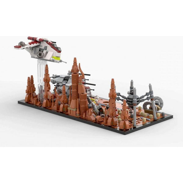 Modbrix 108317 - Angriff der Doppelgänger Diorama - 1244 Klemmbausteine