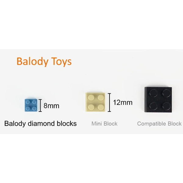 Balody 18248-6 - Labrador (diamond blocks) - 200 Klemmbausteine