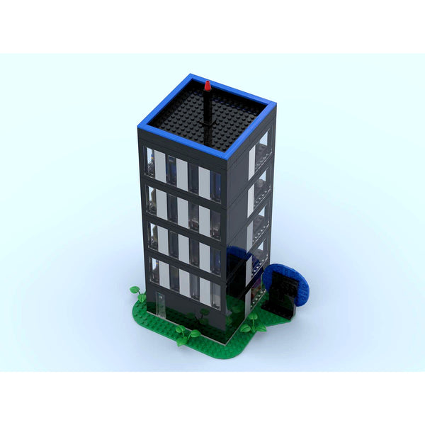 Modbrix 106852 - EZB Notenbank Gebäude - 513 Klemmbausteine