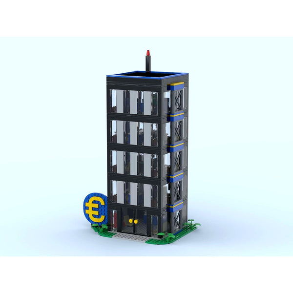 Modbrix 106852 - EZB Notenbank Gebäude - 513 Klemmbausteine