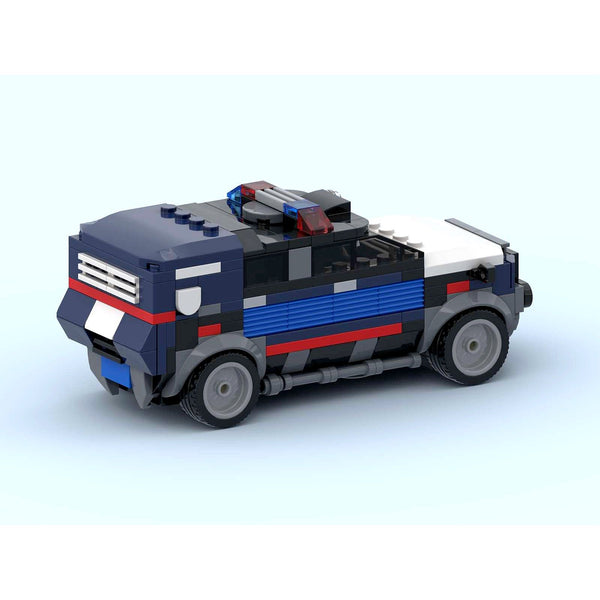 Modbrix 106990 - Cyberpunk Polizeiauto NCPD Enforcer, 231 Klemmbausteine