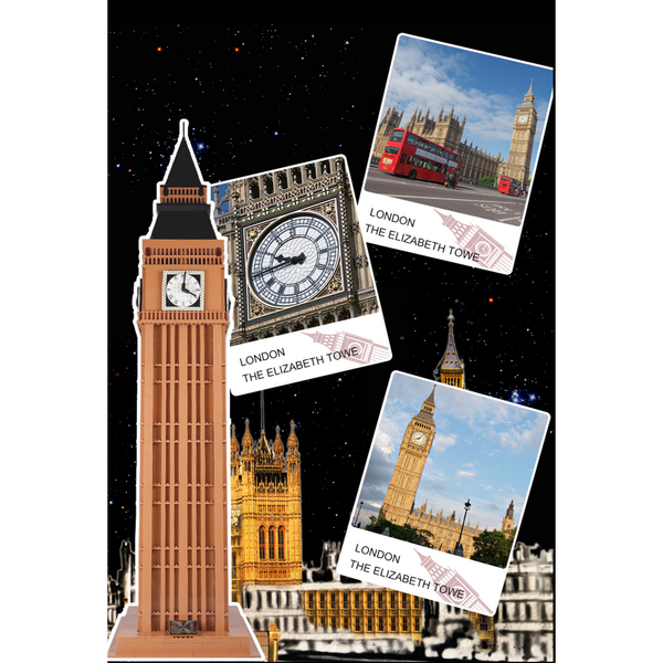 Happy Build YC-20002 - London Big Ben - 1303 Klemmbausteine
