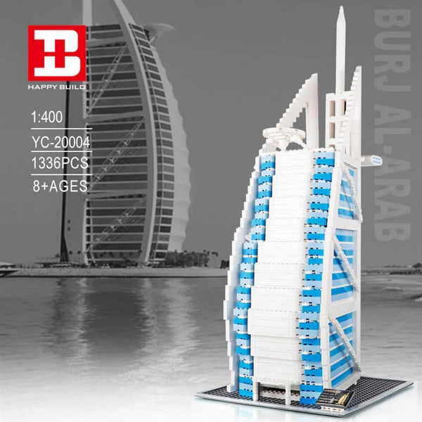 Happy Build YC-20004 - Burj al Arab - 1336 Klemmbausteine