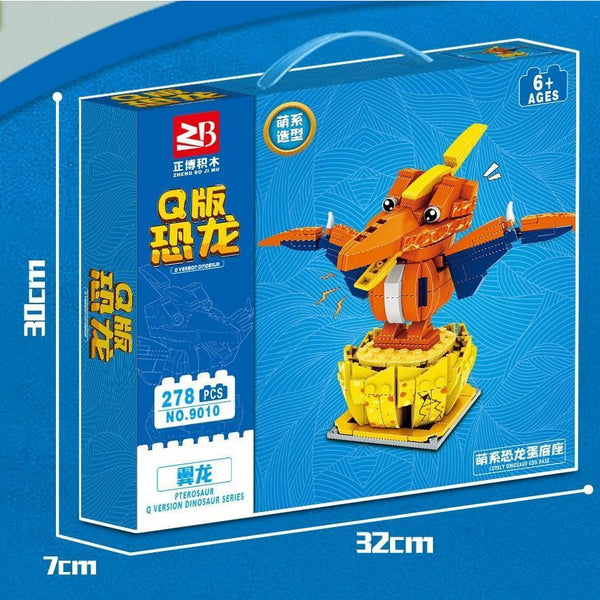 LiMei Toys 9010 - Pterodactyl Dino-Ei - 278 Klemmbausteine