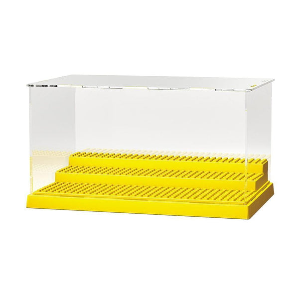 LiMei Toys HJ89014 (yellow) - Figuren-Displaybox (gelbe Bodenplatten) - 8 Klemmbausteine