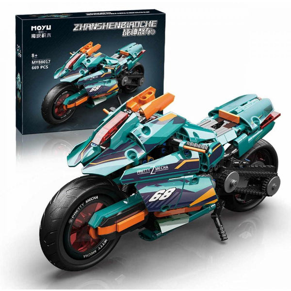 MoYu MY88017 - Technik Motorrrad - 669 Klemmbausteine