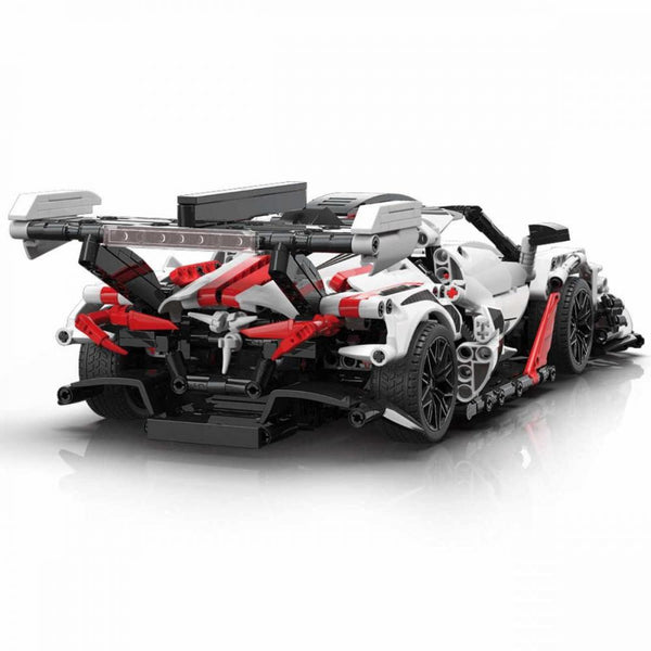MoYu MY88301A - Technik Flügeltürer Supersportwagen in weiß/rot/schwarz - 1391 Klemmbausteine