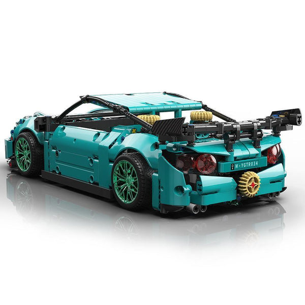 MoYu MY88306 - Technik Supersportwagen in mint/schwarz - 993 Klemmbausteine