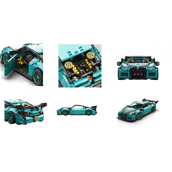MoYu MY88306 - Technik Supersportwagen in mint/schwarz - 993 Klemmbausteine