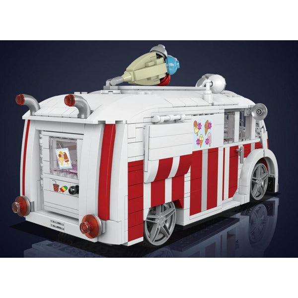 Mould King 10039 - Rockabilly Eiswagen - 1078 Klemmbausteine