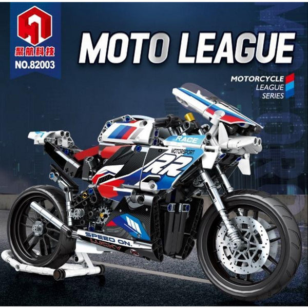 Juhang 82003 - Technik Renn Motorrad - 768 Klemmbausteine – Modbrix