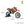 Laden Sie das Bild in den Galerie-Viewer, Panlos 672005 - Motocross Motorrad in rot - 735 Klemmbausteine
