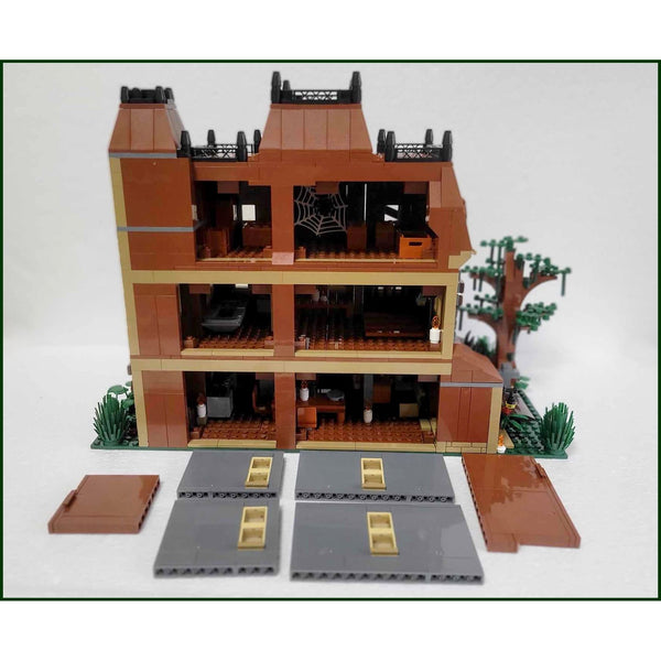 Modbrix 107064 - Gruselvilla Geisterhaus - 1736 Klemmbausteine