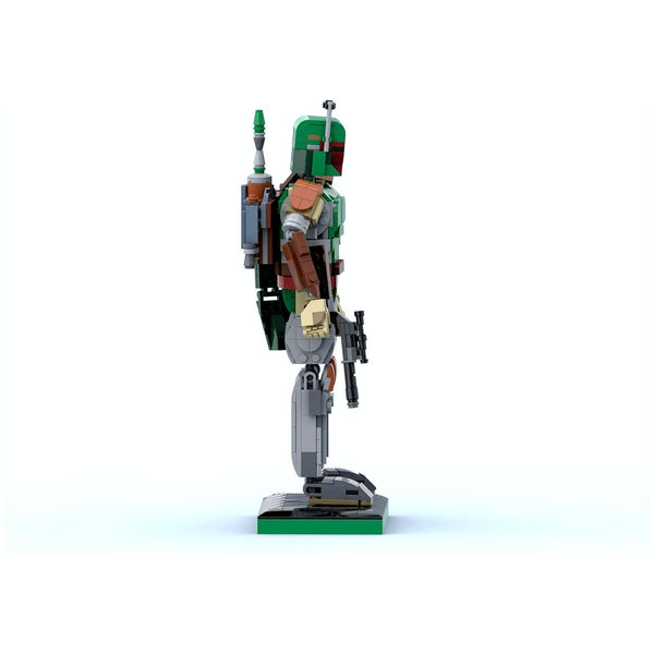Modbrix 106704 - Galaktischer Kopfgeldjäger, baubare Actionfigur, 633 Klemmbausteine