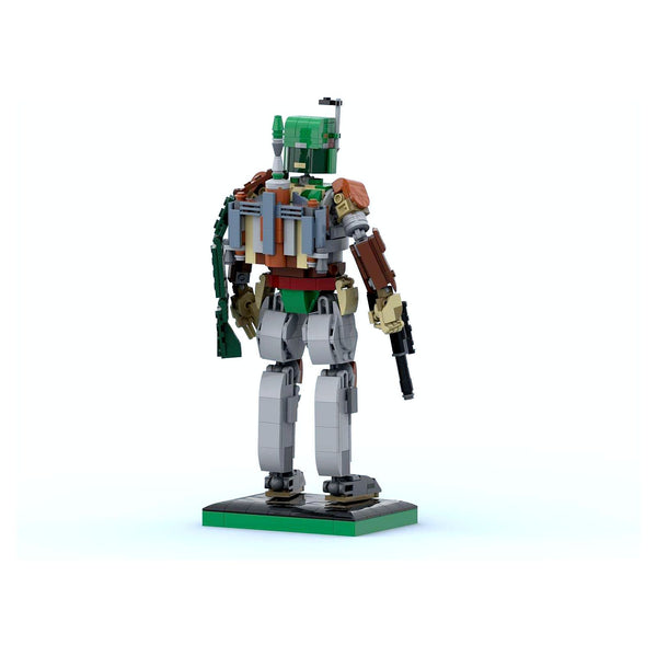 Modbrix 106704 - Galaktischer Kopfgeldjäger, baubare Actionfigur, 633 Klemmbausteine