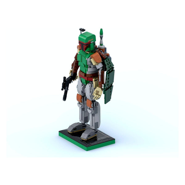 Modbrix 106704 - Galaktischer Kopfgeldjäger, baubare Actionfigur, 633 Klemmbausteine