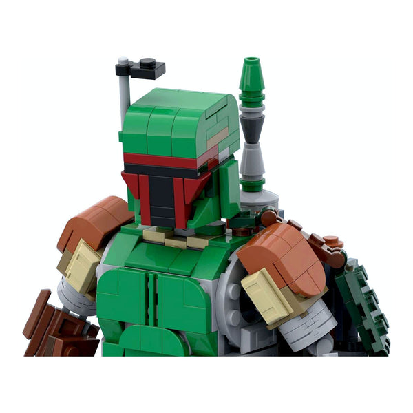Modbrix 106704 - Galaktischer Kopfgeldjäger, baubare Actionfigur, 633 Klemmbausteine