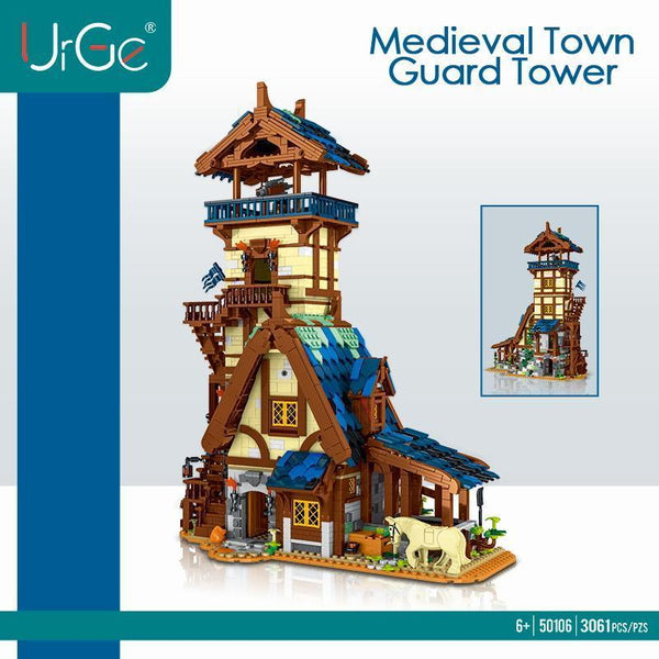 UrGe 50106 - Mittelalterliche Stadt Wachturm - 3061 Klemmbausteine